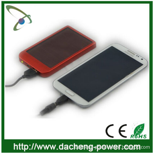 Low price wholesale solar mobile charger for cellulars 2600mAH 5V 1A ,solar charger power bank
